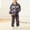 k-696Navy1423, variant on SONGGE Cozy Flannel Lapel Long Sleeve Girls Cute Cartoon Print Kids Loungewear Tops Pants For Cold Weather Toddler Nightwear Outfit Sets Cartoon Boho Clothes Sets
