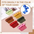thumbnail image 4 of Uxcell Anti-Slip Workout Grip Pads, Lifting Grips Pads Weight Gloves for Men Women,4 Pack & Cowhide & White - Fitting for (Weightlifting/Deadlift/Pull-Up/Gym Training/Yoga), 4 of 6