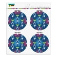 thumbnail image 1 of Wonder Woman Movie Pattern Refrigerator Fridge Locker Vinyl Circle Magnet Set, 1 of 5