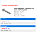 thumbnail image 2 of Wheel Bearing Bolt - Compatible with 2003 - 2007 Volvo XC70 2004 2005 2006, 2 of 2