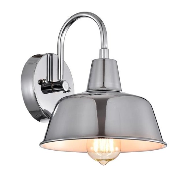 Chloe Lighting CH2D702CM09-WS1 Applique Murale Industrielle en Fer Forgé 9 Pouces, Chrome