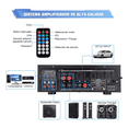 thumbnail image 3 of Amplificador De Audio Para Auto Casa Bluetooth Negro, 3 of 5
