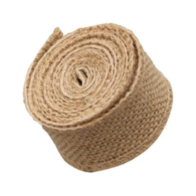 maskred 1 Roll Jute Ribbons Decorative Sewing Accessory Good-looking Clothes Ribbon for Gifts Party Holiday Table Decorations Wide3cm 1Set
