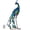 Larg Peacock 22.4", variant on TERESA'S COLLECTIONS 22.4" Blue Peacock Metal Garden Statue, Mardi Gras Decor, Gift for Mom