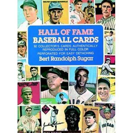 Pre-Owned Hall of Fame Baseball Cards: 92 Collector's Cards Authentically Reproduced in Full Color (Paperback) 0486236242 9780486236247