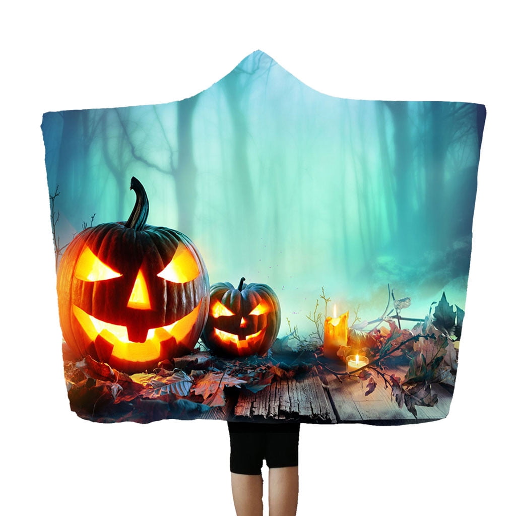 Tuscom Halloween Hooded Blanket Cloak Cap Blanket Air Conditioning ...