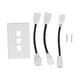 thumbnail image 1 of 3 el panel de pared video de Closefitting durable resistente del desgaste de Multiport del ABS de la placa de pared de los puertos 4K, 1 of 8