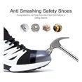 thumbnail image 4 of Zapatos de seguridad de protección laboral antiaplastamiento y antiperforación - talla estándar europea 40, 4 of 5