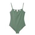 thumbnail image 6 of HAJWOH Girls Swimsuit Adjustable Straps Cut Out One Piece Bathing Suits with Tropical Print Cover-Up Skirt Beachwear Swimwear 4-16Y, 6 of 6