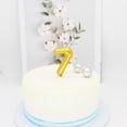 thumbnail image 3 of Hltser Birthday Candles Numbers 2.36 inch Party Cake Topper 1 Piece (Brown  Number 6), 3 of 6