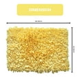 thumbnail image 2 of Home Weavers Bella Premium Jersey Shaggy Living Room Rug, Machine Washable Area Rugs, Rug For Living Room, Non Slip Accent Rugs, Soft Foldable Indoor Floor Rug, Easy To Clean, 2' x 3', Yellow, 2 of 2