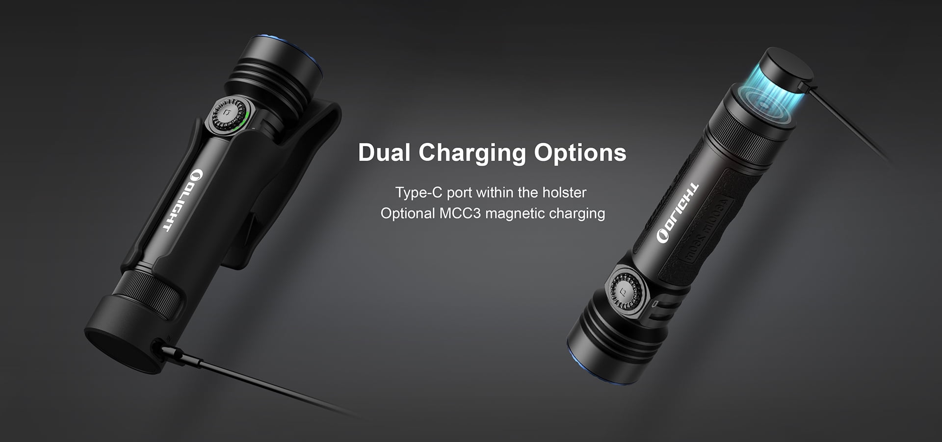 Olight Seeker 4 Pro CW 4600 Lumen Rechargeable Flashlight + LumenTac Organizer