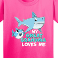 thumbnail image 4 of Inktastic My Great Grandma Loves Me with Cute Sharks Youth T-Shirt, 4 of 5