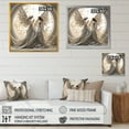thumbnail image 4 of Designart "Heavenly Christian Annunciation Artwork" Christianity Floater Framed Wall Decor, 4 of 5