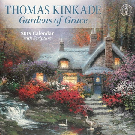 Flowers 2010 Wall Calendar - 2019 KINKADE GARDENS OF G RACE WALL CALENDAR