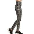 thumbnail image 3 of Women's Polar Fleece Lined Leggings/ Winter Pants, Black/White M, 1 Piece, 3 of 4