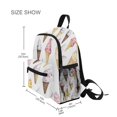 thumbnail image 3 of FORMRS School Backpack with Front Zippered Pocket 12" Student Travel Daypack, Ice Cream Pattern, 3 of 6