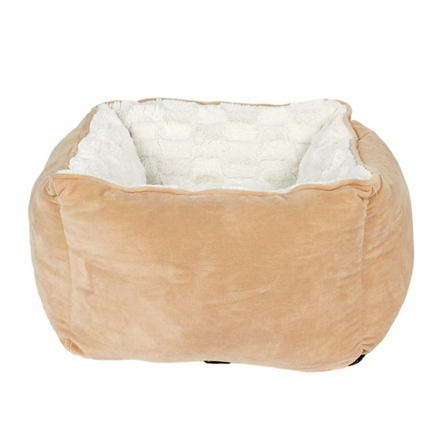 Cama cuadrada para perros Yuyangstore Cama de cachorro de calentamiento 47x47x26CM