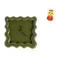 thumbnail image 1 of Adorno De Reloj De Pared Cuadrado Para Baño, Casa De Campo, Aula, Cocina, Estudio Y Estatua De Serpiente De Año Nuevo Chino 2025, Figura Fengshui Para Sala De Estar, Oficina, Chimenea., 1 of 8