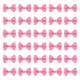 thumbnail image 1 of Uxcell 100 Pcs Lazo de Cinta con Puntos Blancos Rosa Claro 1.5" x 1" Mini Lazo para Manualidades Lazos de Satén a Granel para Costura DIY Scrapbooking Regalo de Boda Decoración del Hogar, 1 of 5