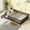 Espresso#3, variant on Twin Size Adjustable Bed Base, Twin Size Floor Bed with Fence without Door, Rubber Wood Floor Bed with Safety Guardrails,Espresso, Espresso Bed Frames,Rubber Wood Platform Bed Frames