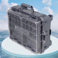 thumbnail image 4 of Caja de aparejos de pesca, caja de almacenamiento de señuelos de pesca con tapa transparente, bandeja extraíble para pescar, 4 of 8