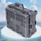 thumbnail image 3 of Caja de aparejos de pesca, caja de almacenamiento de señuelos de pesca con tapa transparente y bandeja extraíble con asa, 3 of 8