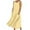 Yellow, variant on Xunlbb Solid Long Dresses for Women Ladies Lightweight Max Dress with Round Neck Sleeveless Breathable Dress Side Key Pockets Summer Vacation Beach Fashion Plus Size