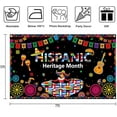 thumbnail image 7 of Happy Hispanic Heritage Month Festival Backdrop Latin American Banner Spanish Classroom Decorations National Hispanic Heritage Month Decorations for Classroom Backdrop Photo Booth, 7 of 7