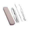 thumbnail image 3 of tredstone Kitchen Stainless Steel Seafood Tools Set Nut Crackers for Crab Claws 3pcs B, 3 of 8