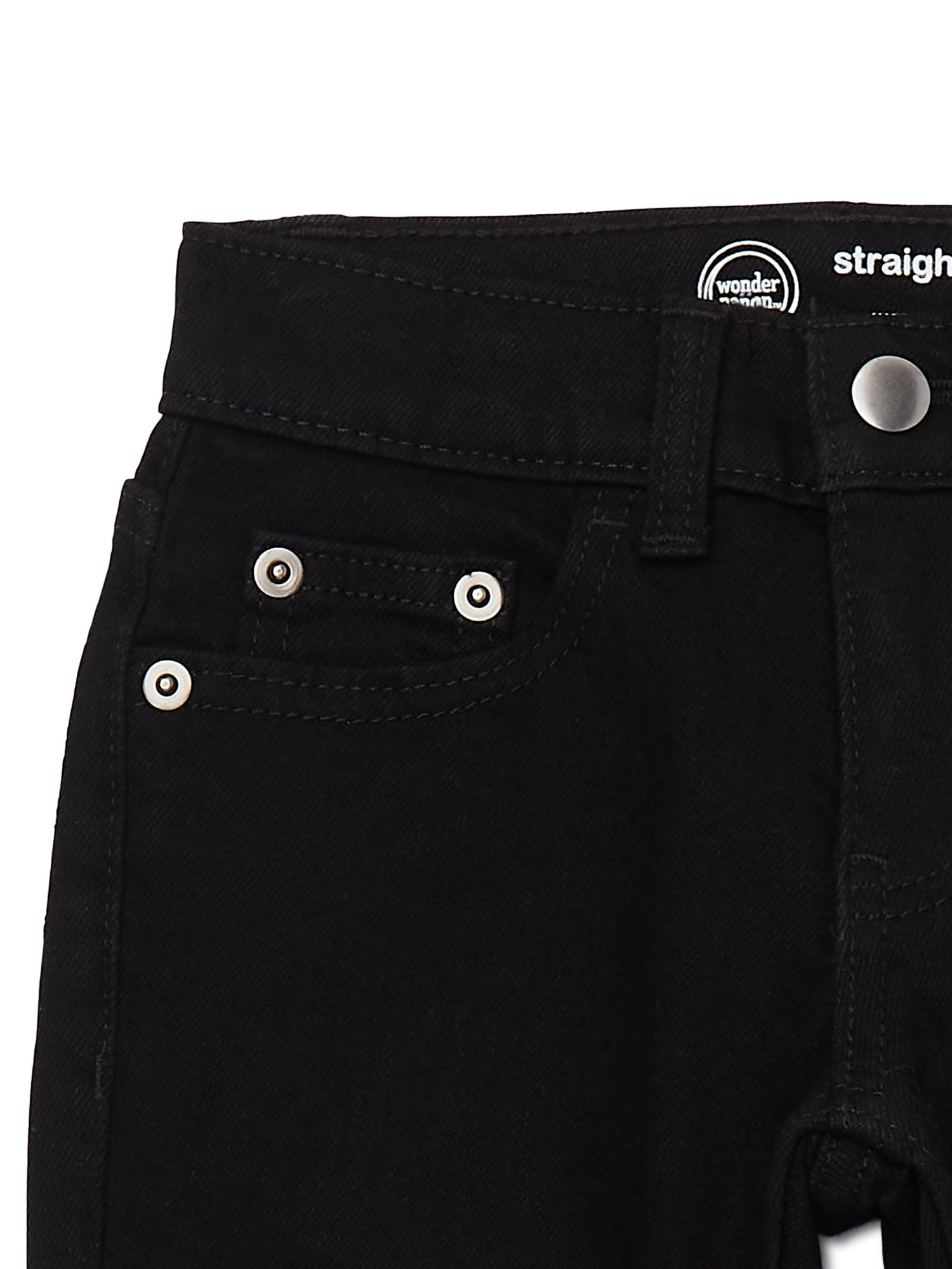 Wonder Nation Boys Vintage Straight Leg Denim Jeans, Sizes 4-18 and Husky