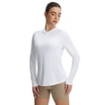 thumbnail image 7 of BALEAF Women's Sun Shirts UPF 50+ Mesh Back Lightweight Breathable Long Sleeve Shirt SPF Hoodie for Fishing Hiking White L, 7 of 7