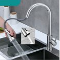 thumbnail image 2 of Kitchen Faucet, 360° Rotatable Kitchen Mixer with Pull-Out Spray, 3 Spray Modes Sink Mixer, Stainless Steel, Black, 2 of 5