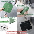 thumbnail image 6 of EMOWRASUL Drain Cover Tub Stopper Kitchen Sink Seal Cover Anti-Odor Mat 2 PCS, 6 of 8
