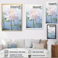 thumbnail image 4 of Designart "Dreamy Minimalist Lotus" Lotus Floater Framed Wall Art Living Room, 4 of 5