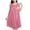 Orange, variant on Satin Nightgowns for Women - Soft & Breathable Knee-Length Night Dress - Solid Color Nightshirt - Plus Size Home Skirt Ladies Cotton Pajama Pants Purple One Size