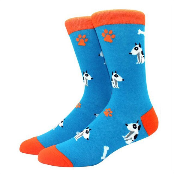 Chien avec Os et Empreintes de Pattes de Sock Panda (Adulte Moyen - Chaussures pour Femmes Tailles 5-10)