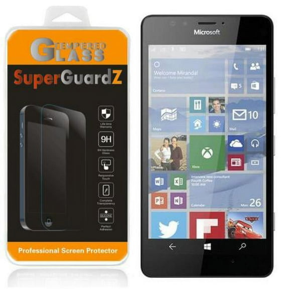 [2-Pack] For Microsoft Lumia 950 - SuperGuardZ Tempered Glass Screen Protector [Anti-Scratch, Anti-Bubble]   2 Stylus Pen