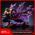 thumbnail image 2 of Figura de acción de One Piece Zoro de 21 cm con 2 cabezas, Roronoa Zoro, modelo de anime de PVC, juguete para niños, regalo coleccionable, 2 of 4