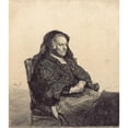 thumbnail image 3 of Rembrandt van Rijn 15x17 Black Modern Framed Museum Art Print Titled - An Elderly Woman (Rembrandt's Mother, Seated at a Table) (C 1631), 3 of 5