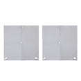 thumbnail image 2 of Fireproof Welding Blanket, 2PCS 11.81x11.81 Inch Versatile Usage Flame Retardant Welding Pad Cutout Pipe Hole  for Parts Repair, 2 of 7