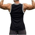 thumbnail image 3 of Compression Tank Top Men Qiggri Men's Round Neck Sleeveless T-Shirt Sports Casual Fashion, 3 of 5