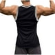 thumbnail image 3 of Camiseta sin mangas de cuello redondo para hombre, camiseta sin mangas de cuello redondo, camisetas deportivas casuales de moda para hombre, 3 of 5