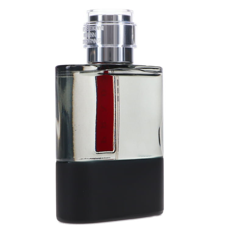 Prada Luna Rossa Carbon for Men, Ambrosial Perfume Cologne, 3.4 Oz