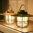 thumbnail image 2 of Lámpara de batallón de rocío Luz de camping retro LED Linterna de camping Lámpara de tienda recargable Banco de energía portátil a prueba de agua Atenuación continua para tienda de campaña Senderismo Maboto  Lámpara de batallón de rocío, 2 of 7