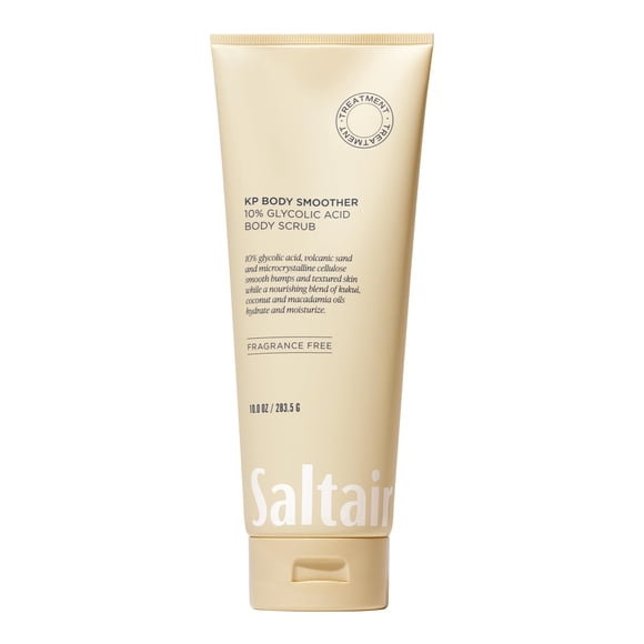 Exfoliante corporal Saltair KP con 10% de ácido glicólico y arena volcánica, 300 ml