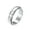 Silver, variant on Unisex's Stainless Steel Anxiety Rotatable Wedding Promise Ring Silver Size 12