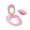 Pink, variant on Giaone Cats Litter Training Systems With Balanced Base For Stable And Easy Disassembly In Flexible Layouts