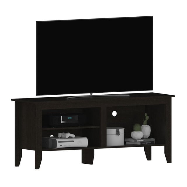 Mesa para TV Excelsior Essential Chocolate para Pantallas hasta 50", con Entrepaños Abiertos y Espacio para Consolas