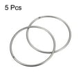 thumbnail image 3 of Unique Bargains Stainless Steel O Rings, 5 Pack 100mm Outer Dia. 4mm Thick Welded O-rings, 3 of 5